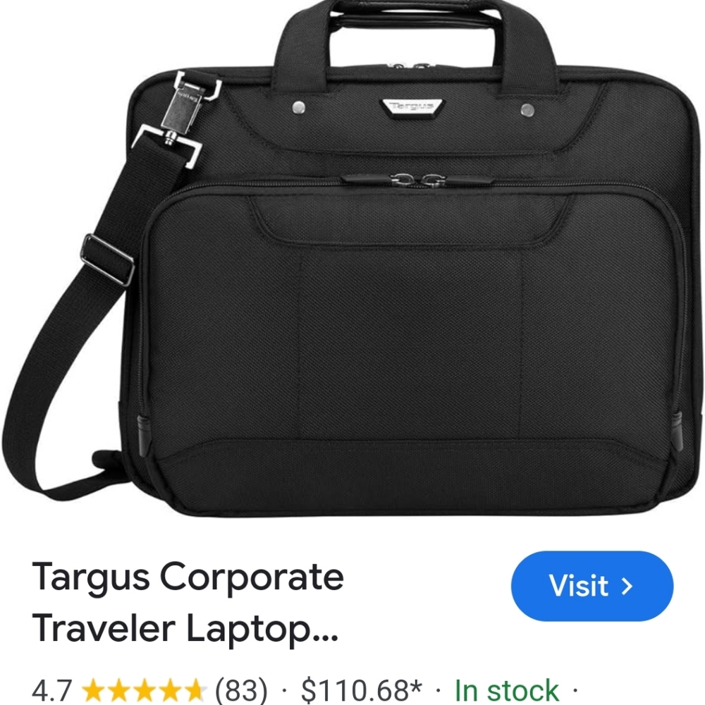 Targus Corporate Traveler Laptop Briefcase